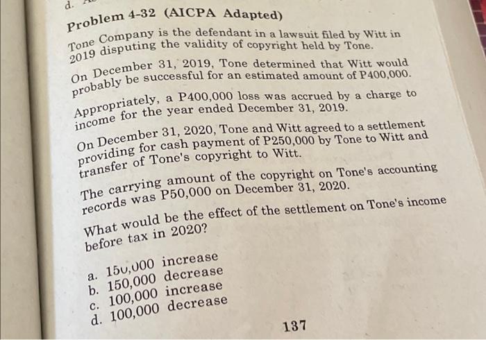 9,500,000 Company seeking P1,900,000 damages for patent In May 2020, Caso Company