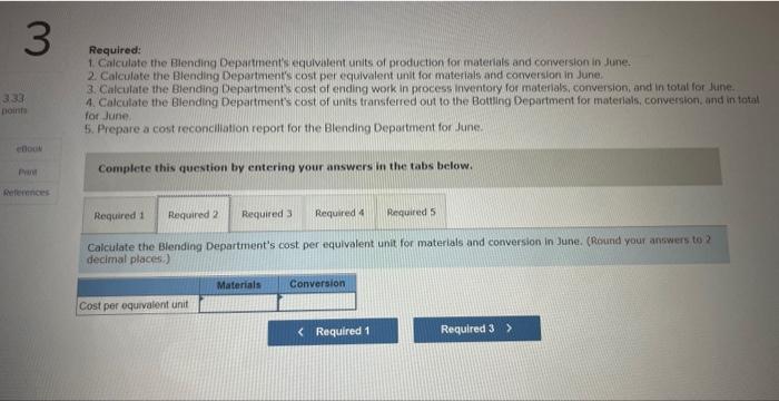 fodowing inloerntion pertains fo the operations of the Bliending Bepmation int fir