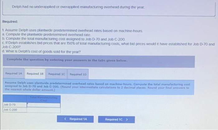 job-order costing system with a plantwide predetermined overhead rate based on machine