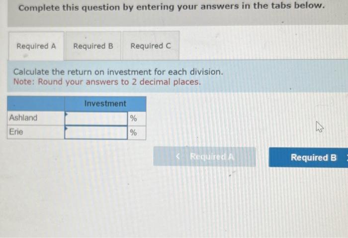 divisions with the following results: Warren Company has a hurdie rate of