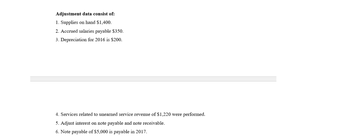 problems, it's mainly from the Principles of accounting course. Questions are in