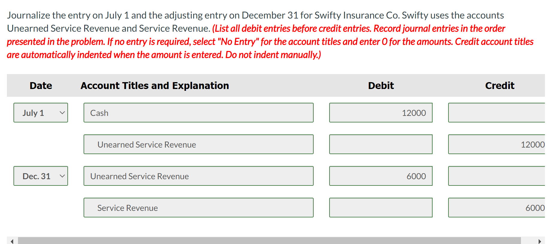 Journalize the entry on July 1 and the adjusting entry on