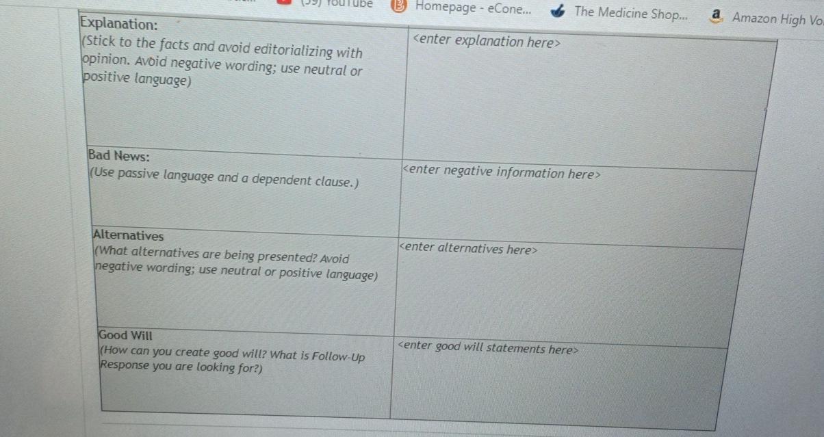Tips as a guide when creating the Outline. o Click SAVE DRAFT