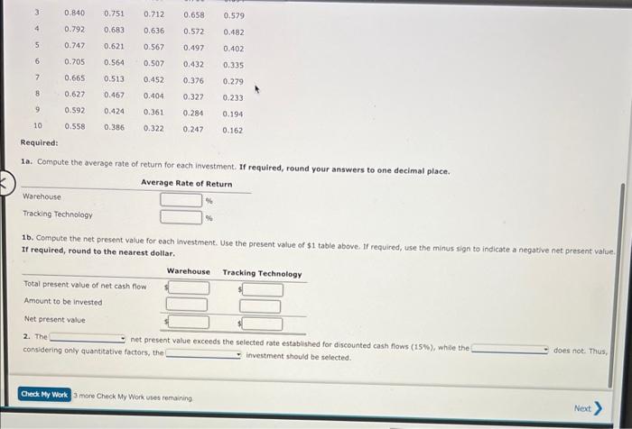 analysis for a service company capital investment committee of Ellis Transport and