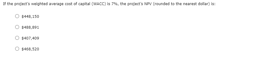 period provide? Suppose you are evaluating a project with the expected future
