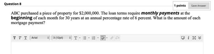 the dividend grows annually at 2% each year forever. TTT Arial 3