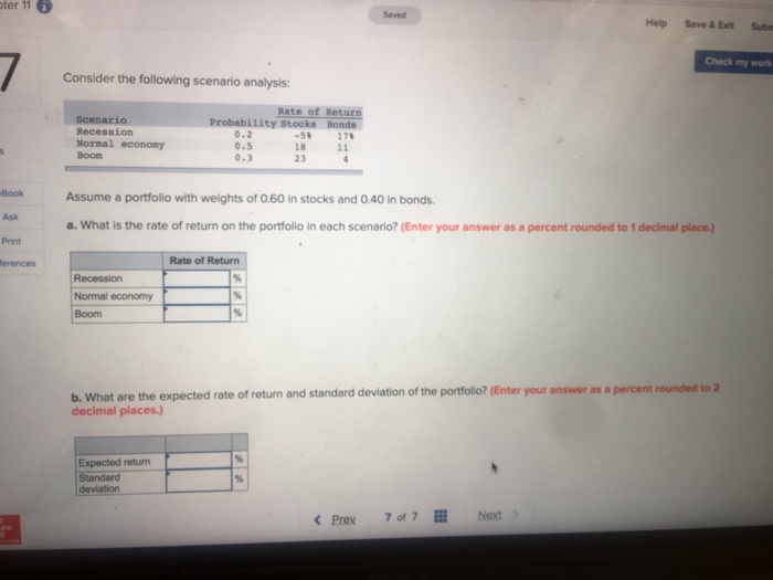  ter 11 Saved Help Save& Exit Subm Check my work Consider