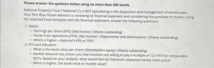  Please answer the question below using no more than 500 words.