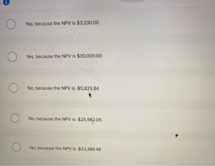 10) Assume that you are looking at an investment opportunity that offers