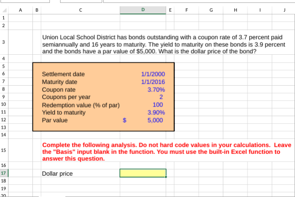 please write in excel format where i can get the answer in