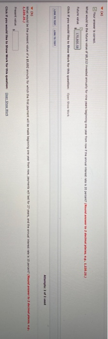  Your answer is correct. What would be the future value of