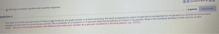  Question de Moving to another question with response Question 4 4