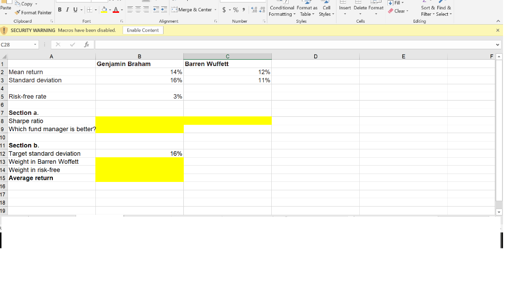 Need Help on what to do for this problem on excel Copy