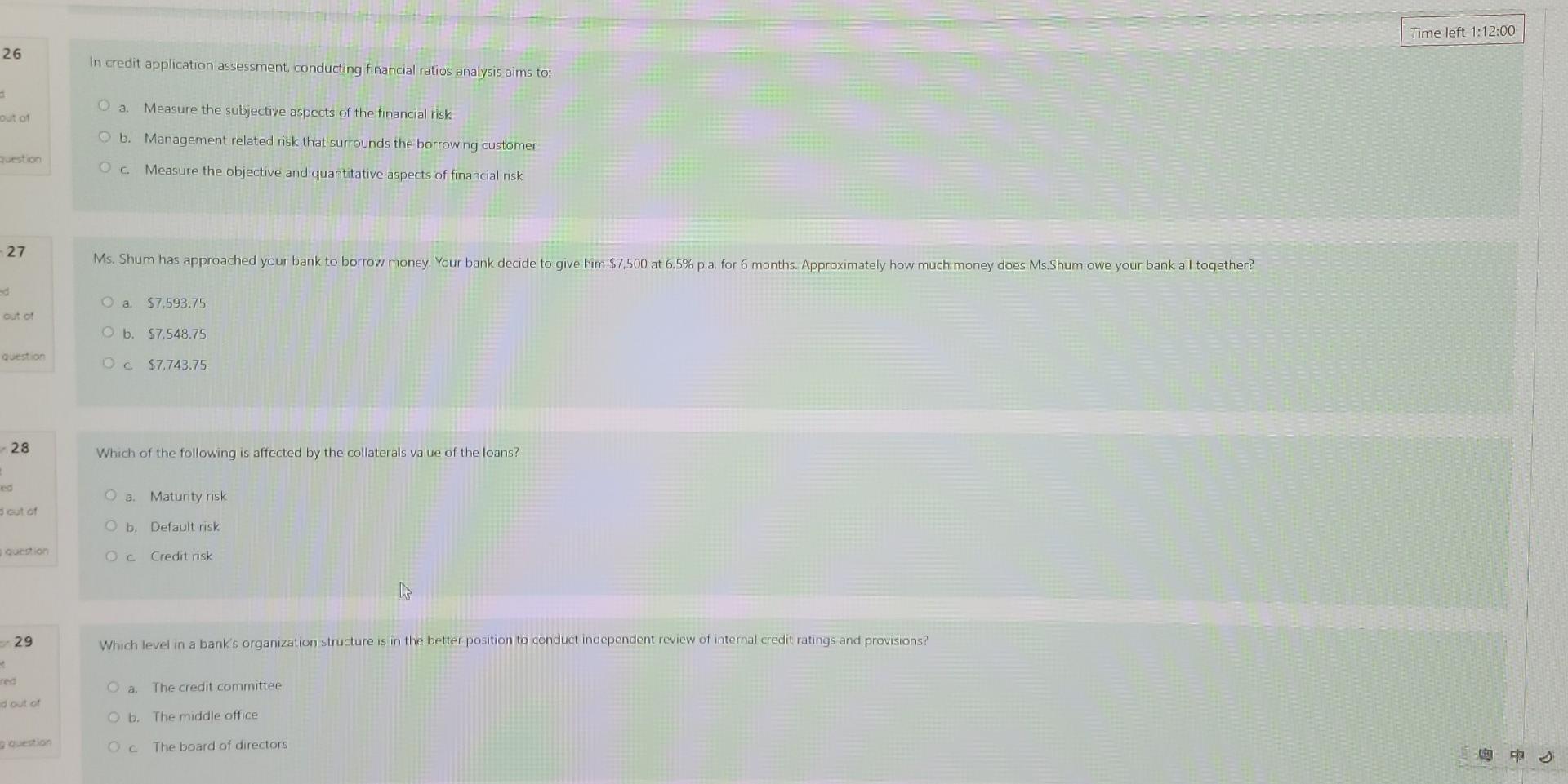 are Not yet answered I save cost II. faster processing Marked out