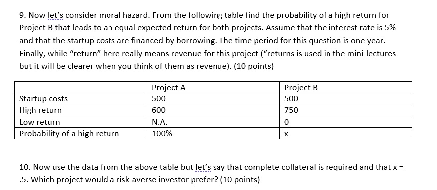 Hello I need help with the attached 9. Now let's consider moral