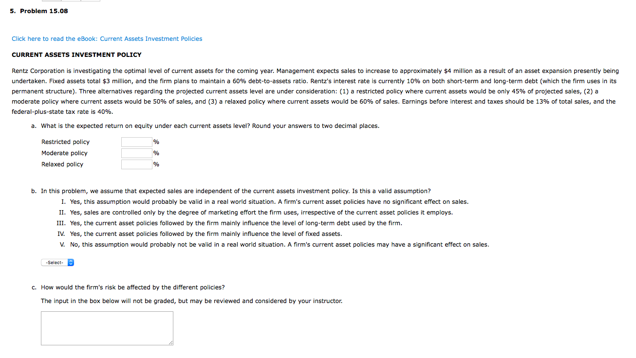 Find A and B? 5. Problem 15.08 Click here to read the