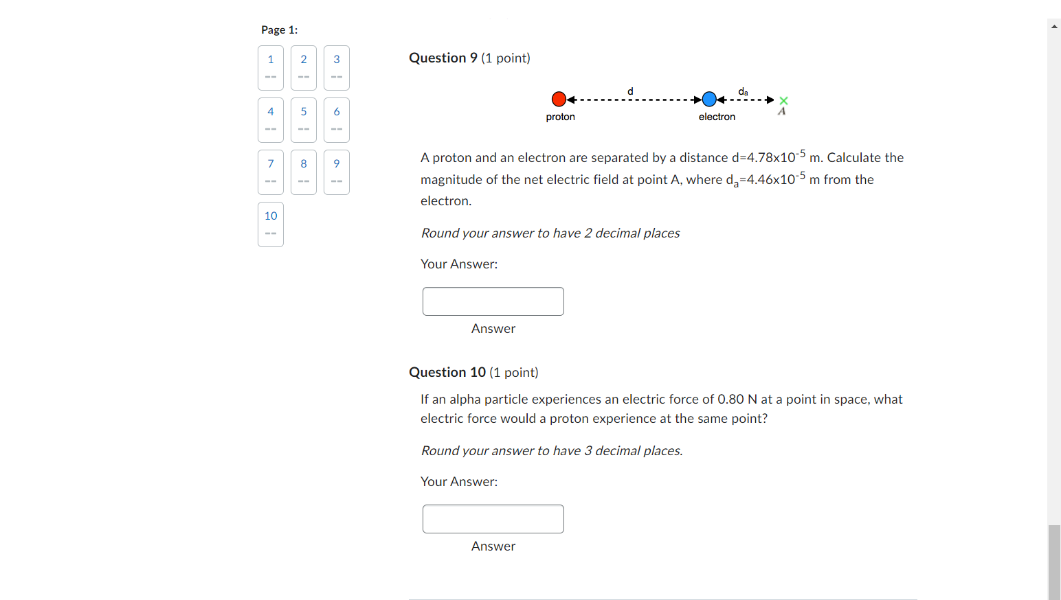 d = vi+ car ve = v.2+ 2ad n12 sine T =