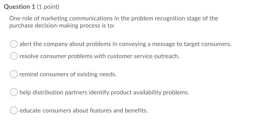 evaluating the alternatives, she is considering purchasing a Dell computer. Which of