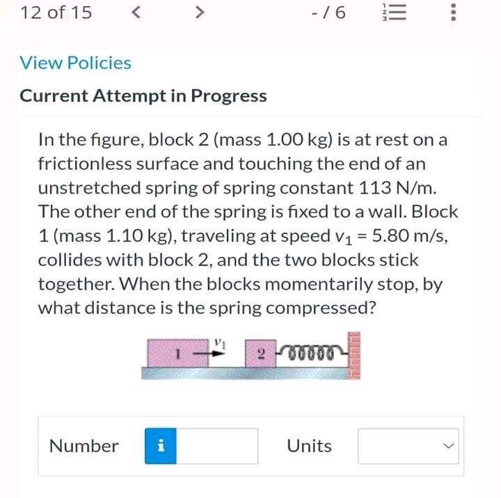 as Atwood's machine. Block 1 has mass m1 = 2.1 kg; block