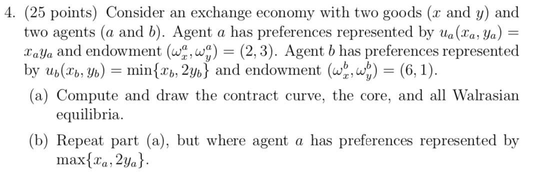 Could you help to solve this question? 4. (25 points) Consider an