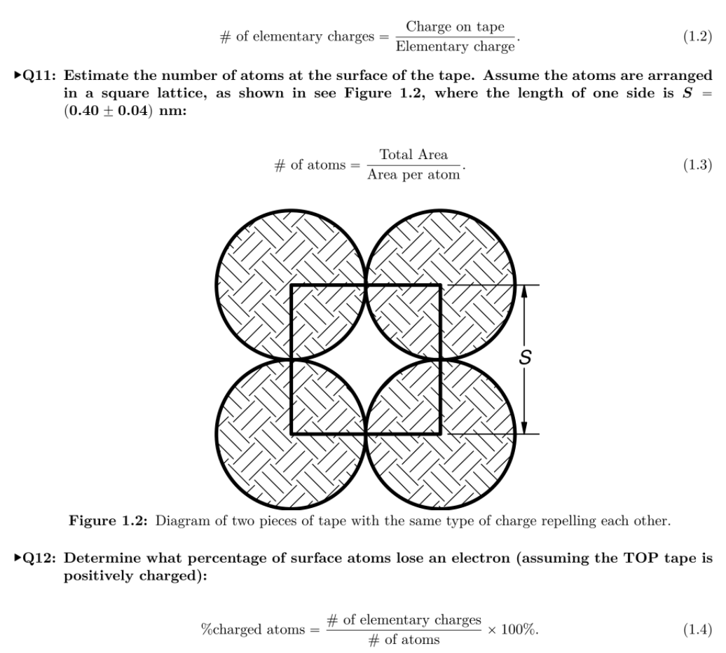 more in length. Fold one end of each to make a tab