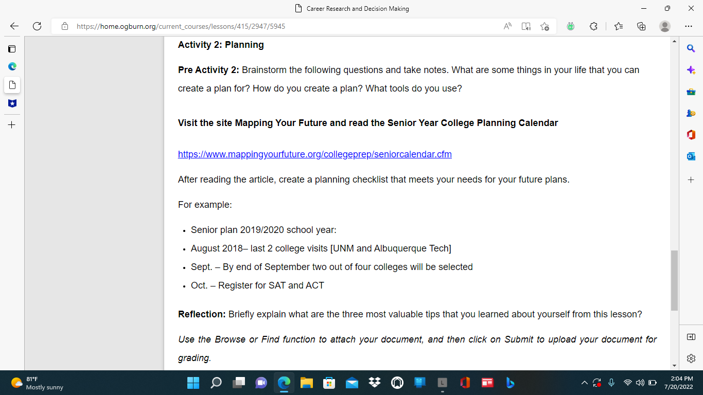 Save this document to your computer. Please label the activity and task