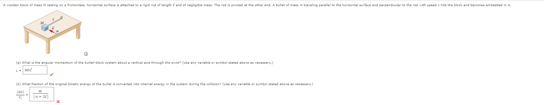 + 10.00j) m and a force exerted on it is given by