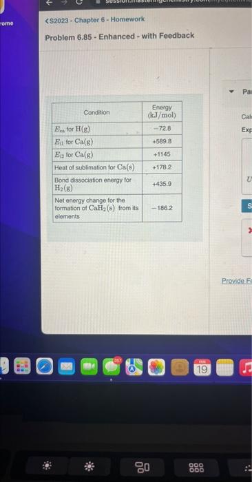  \$2023 - Chapter 6 - Homework Problem 6.85 - Enhanced -