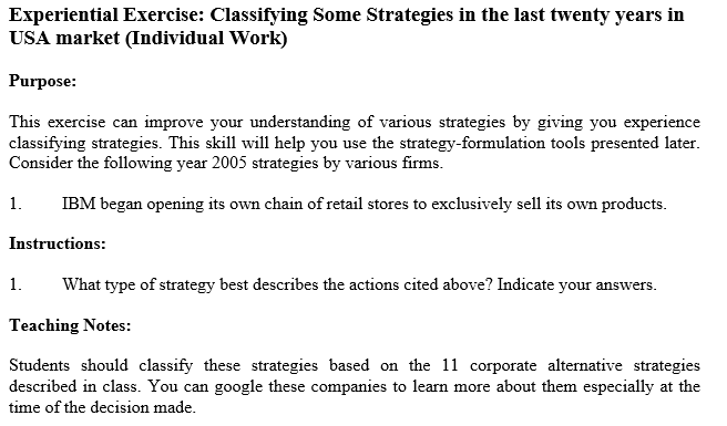 rapid delivery services in some or retailers U.S. cities. Backward Integration Seeking
