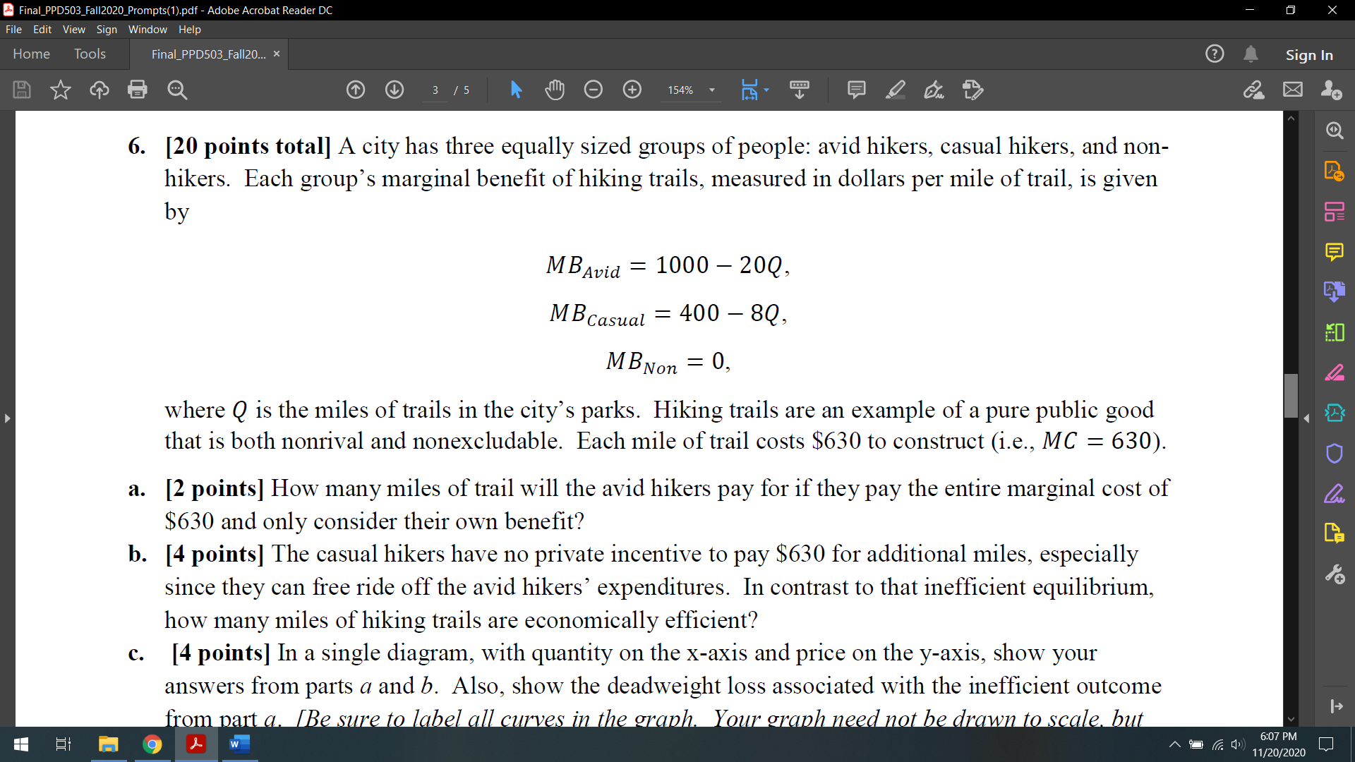  Final_PPD503_Fall2020_Prompts(1).pdf - Adobe Acrobat Reader DC X File Edit View Sign