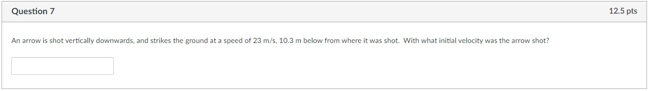 object at a time t = 2.55 s after it is launched?Question