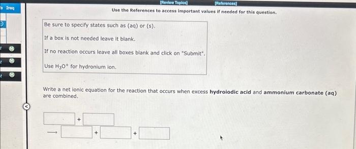 3.7 1 Use the References to access important values if needed for