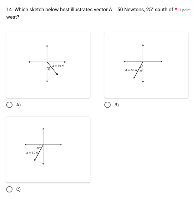 SUBJECT : GENERAL PHYSICSTOPIC : SCALARS AND VECTORSTOTAL OF 12 QUESTIONS 14.