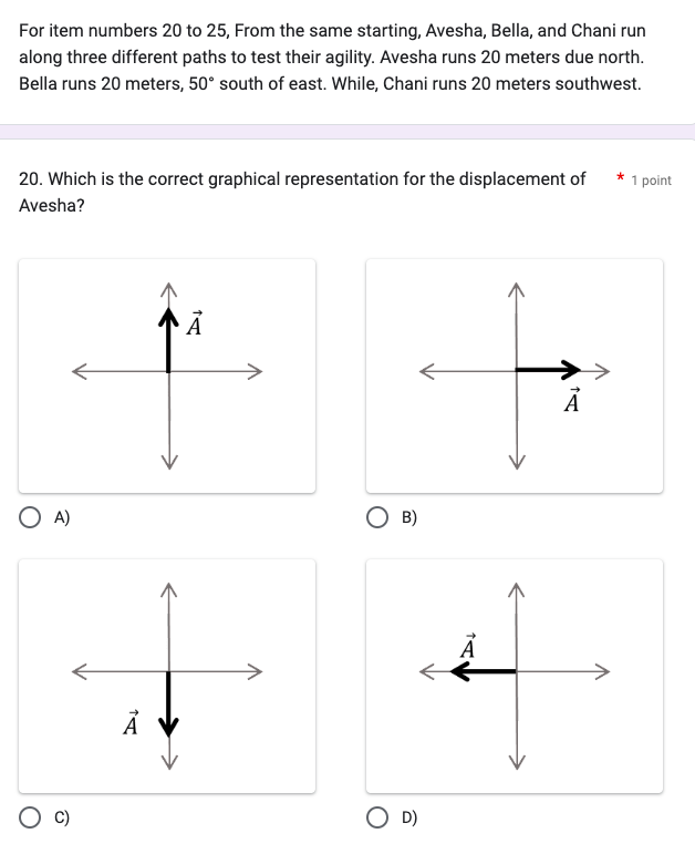 50 N O c)15. As the angle between a given vector and