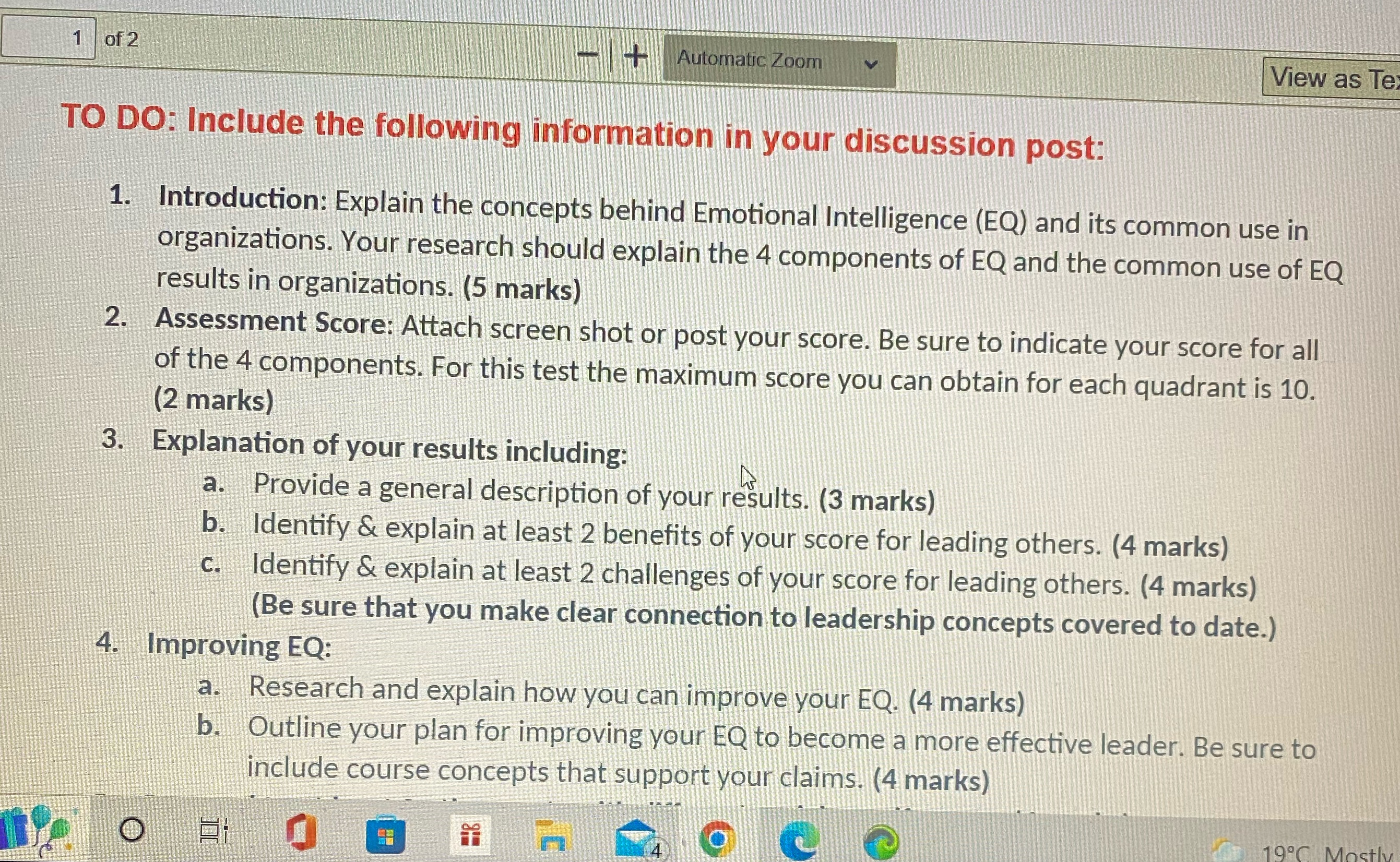of 2 Automatic Zoom View as Te TO DO: Include the