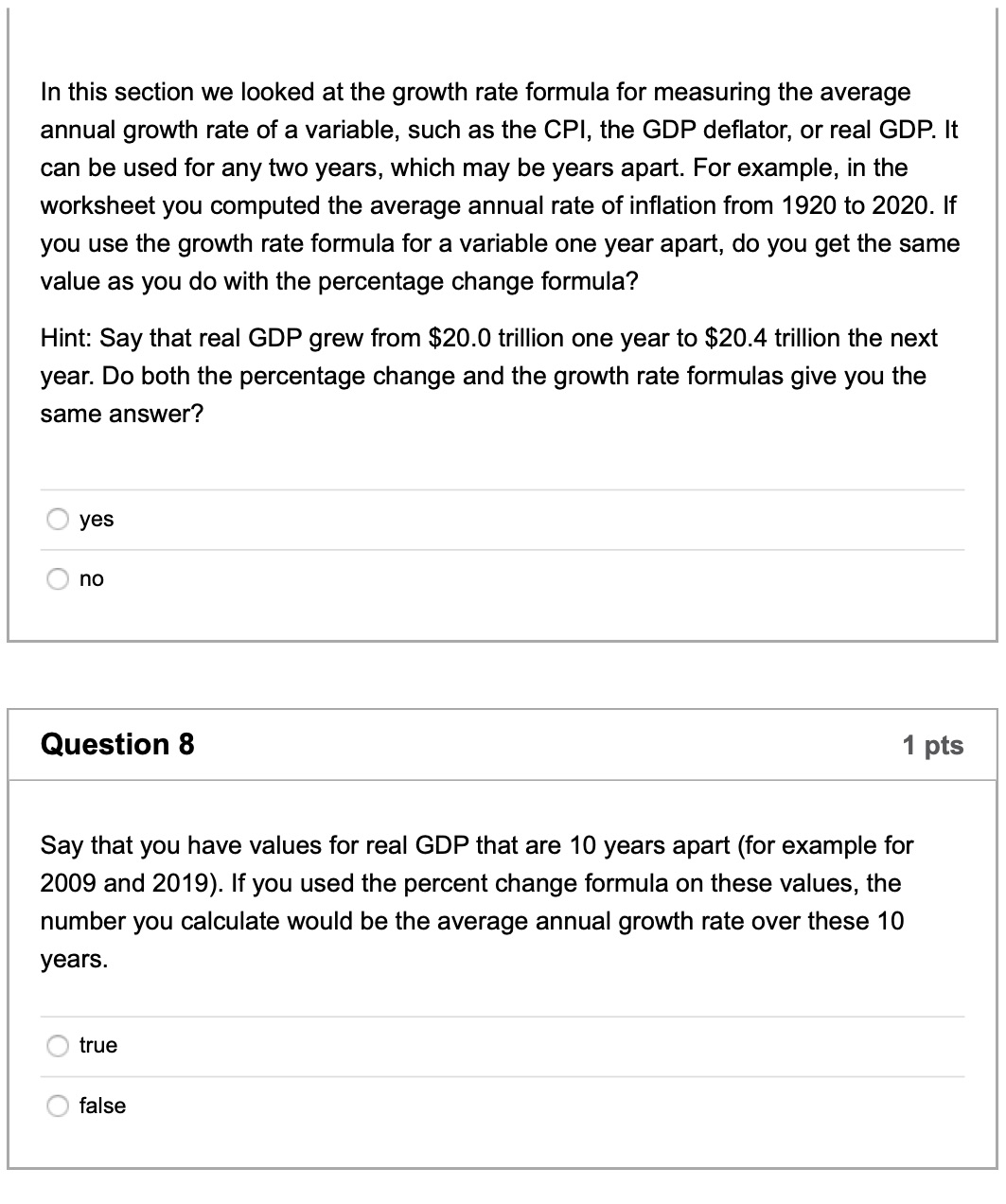 is the average annual inflation rate for consumers from 2020 to 2060?