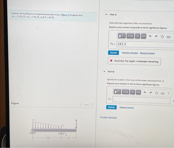  Y Replace the loading by an equivalent resultant force. (Figure 1)