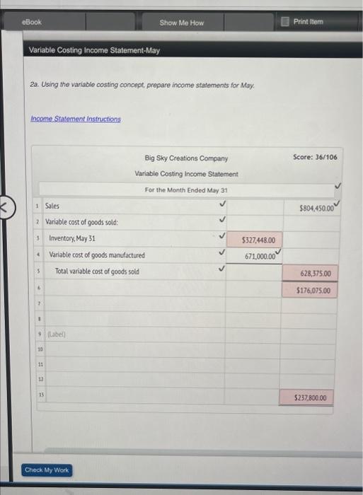 and (2) for June. 4. Aasod on your answers po (1) and