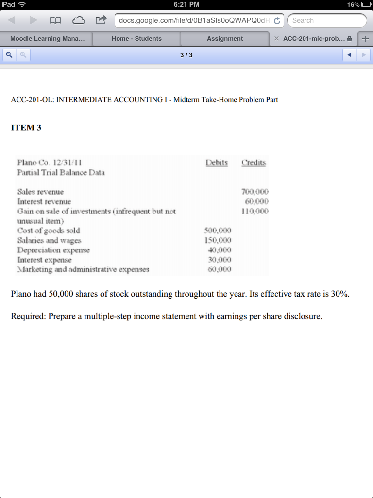 is a typo, it should read "Notes Payable, due 2012. Thanks I