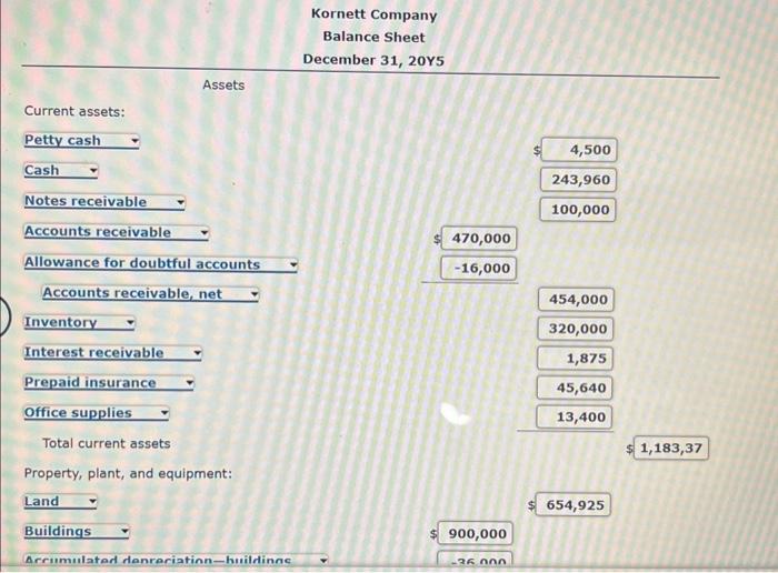 problem before completing part 5. Based on the following information and the