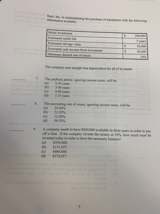 preparing the statement of cash flows? (a) Depletion. (b) Amortization of intangible