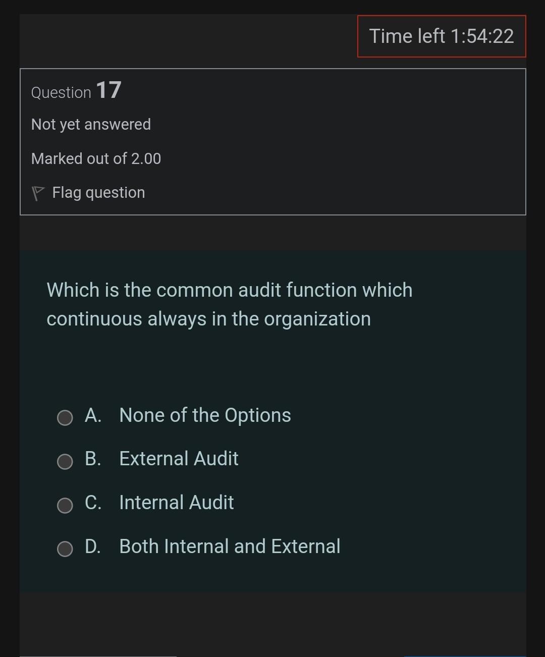 2.00 Flag question Which provides both business and government with a valuable
