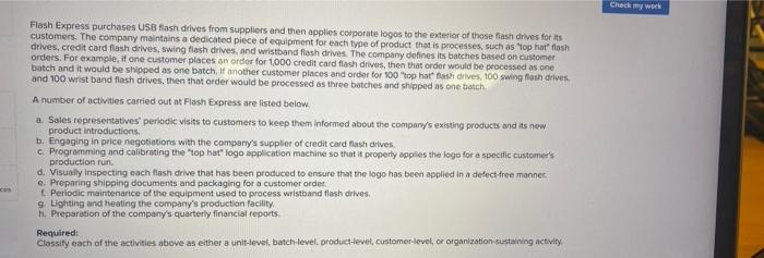  Check my work Flash Express purchases USB flash drives from suppliers