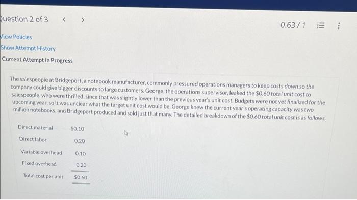 need help ASAP with part C I got ( fixed costs per