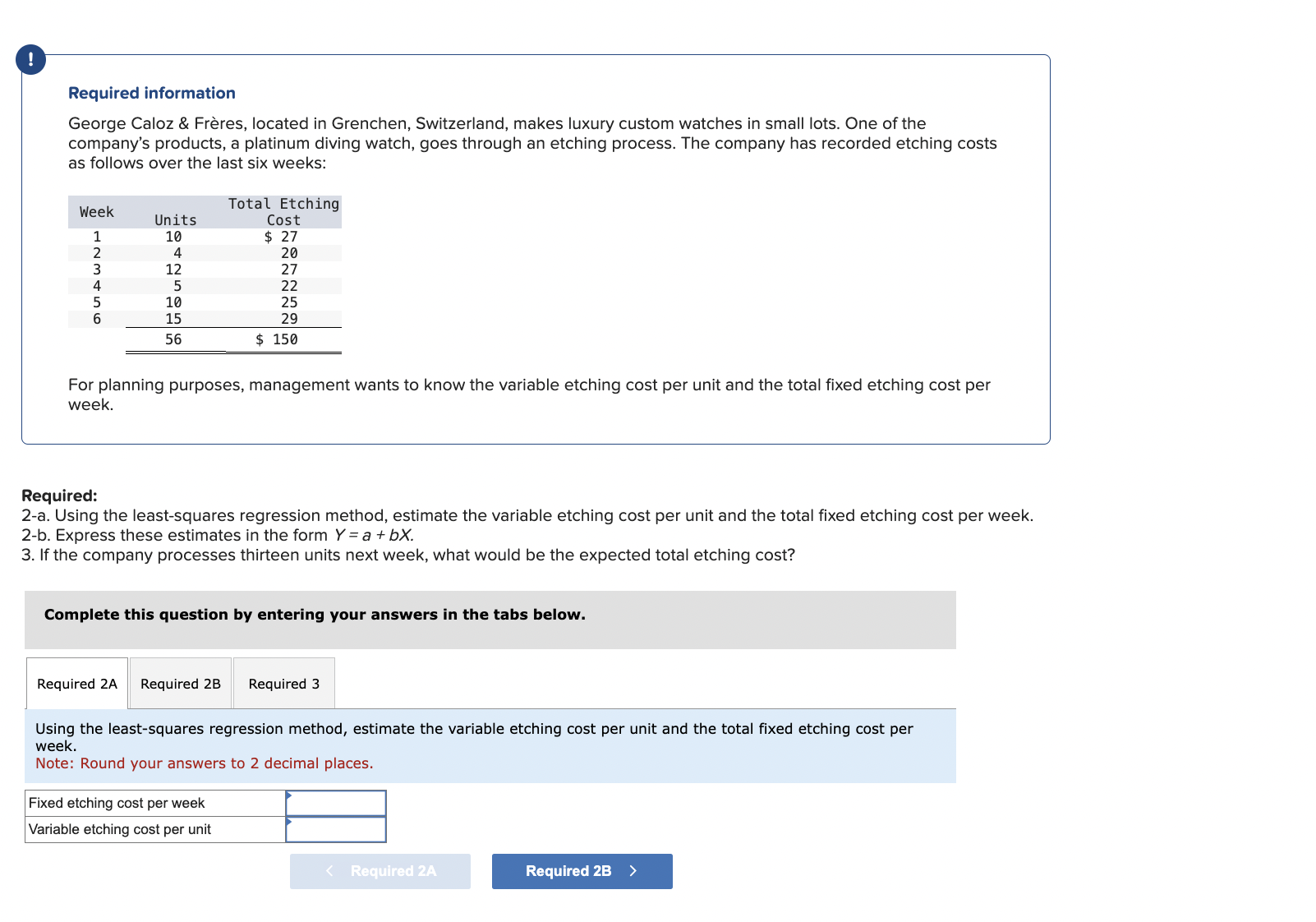 ! Required information George Caloz & Frres, located in Grenchen, Switzerland,