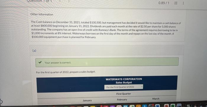 coming year. The compary has gathered information from its managers in preparation