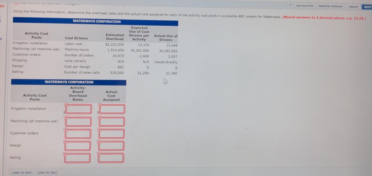 hours may not be the appropriate cost driver for overhead in all