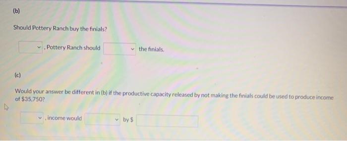 finials for its curtain rods. The company is currently operating at 100%
