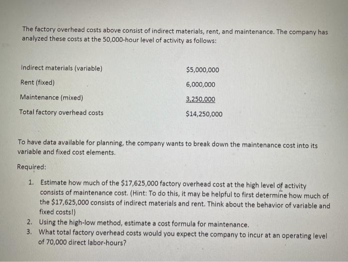 overhead costs fluctuate considerably from year to year according to increases and