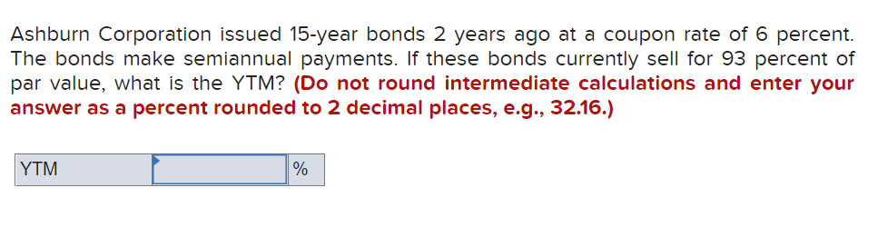 price of a zero coupon bond with 9 years to maturity paying
